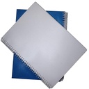 Oddy Spiral Binding Sheet, A4 Size, (Blue+Transparent Set)-Pack Of 100