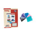 Oddy Spiral Binding Sheet, A4 Size, (Blue+Transparent Colour Set) Pack Of 100