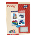 Oddy Spiral Binding Sheet, A4 Size, (Blue+Transparent Colour Set) Pack Of 100