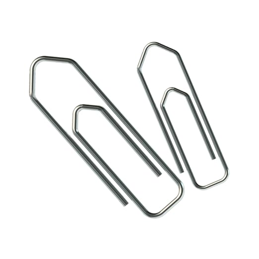 Oddy Paper Clips Nickel Plated (U Pin) 50 mm
