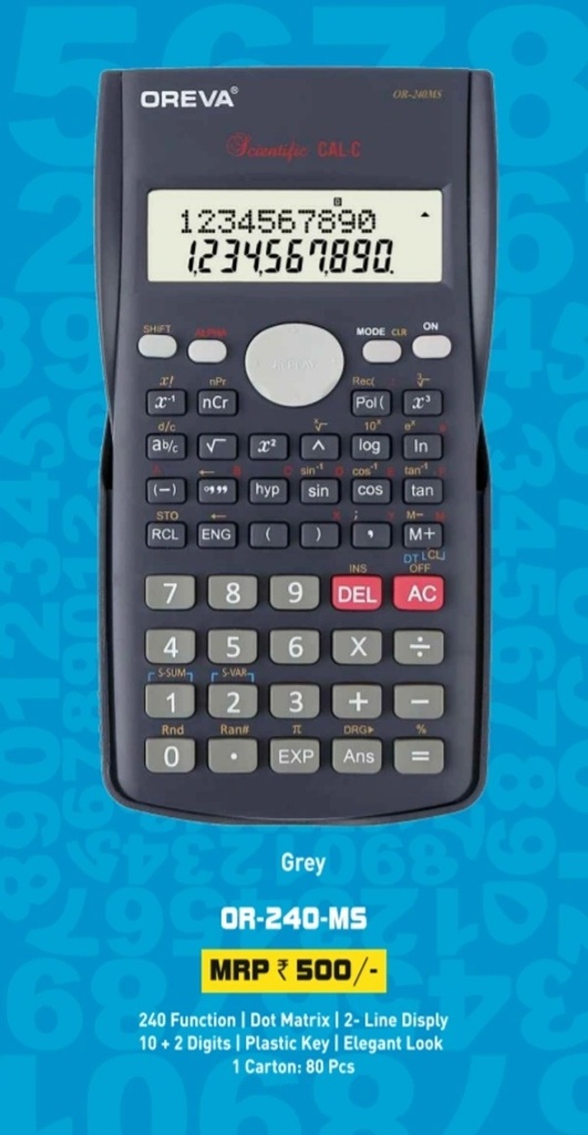 Oreva Scientific Calculator OR-240 MS