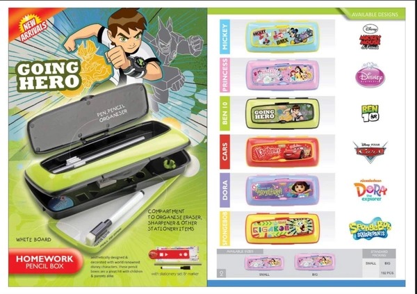 Pencil Box Compass Joyful Homework (White Board Compass)