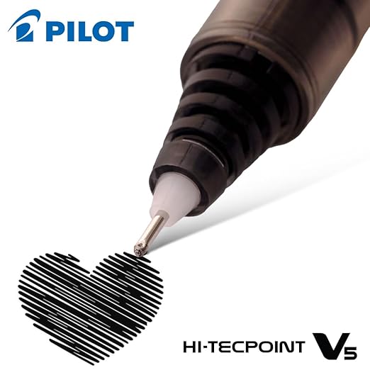 Pilot Pen V5 Refillable 0.5mm Black