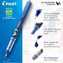Pilot Pen V7 Refillable 0.7mm Blue