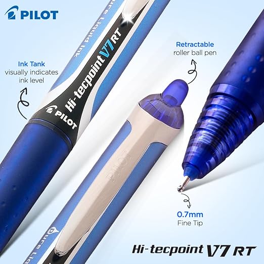 Pilot Pen V7-RT 0.7mm Blue