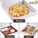 Pizza Box Duplex White 10x10x2 Inch (Pack Of 100)