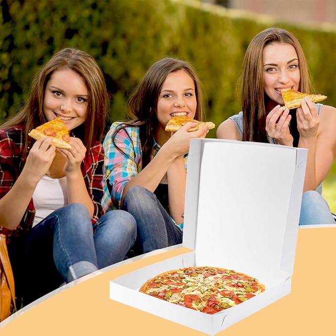 Pizza Box Duplex White 10x10x2 Inch (Pack Of 100)