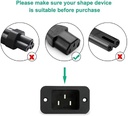 Power Cable (5 Meter)  For PC/Desktop Computer/Monitor/SMPS/TV/Printer/ Power Supply