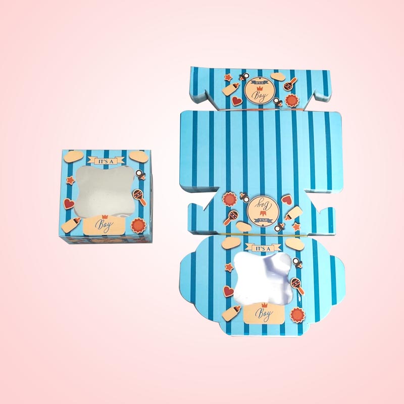 Premium Window Sweet Box Size 4x4x2 Inch (Pack Of 100)