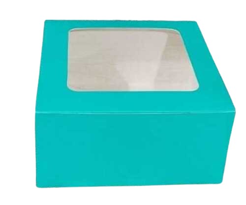 Premium Cake Box Window Size 7x7x4 Inch For 400gm Cake (Pack Of 50)