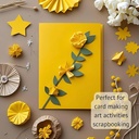 Pastel Paper Golden Yellow Colour A3 Size 160 Gsm (Pack Of 20)