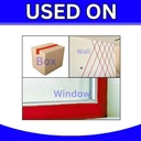 Redking Colour Tape 1 Inch 24mm x 35mtr Red Colour (Pack of 12)