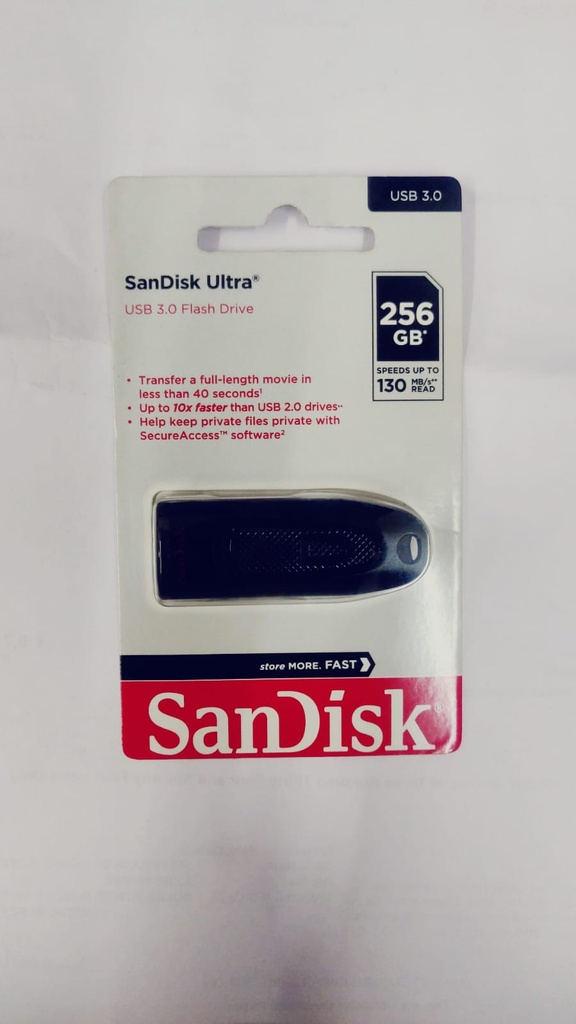 SanDisk Ultra 256 GB Pen Drive (USB 3.0 Flash Drive)