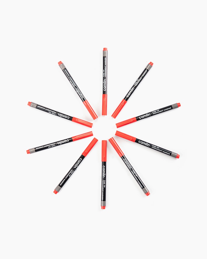 Camlin CD Marker Red (Pack Of 10)