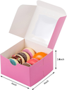 Sweet Box Window 4x4x2 Inch, For 250gm Mithai, Pastel Colour (Pack Of 50)