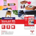 NovaJet (Technova) MPL 110, A4 Size 10x35 mm, Multipurpose Label Sticker, White Colour, Pack of 100 Sheets