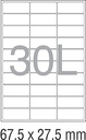 NovaJet 30L Labels ( A/4 100 Sheet)