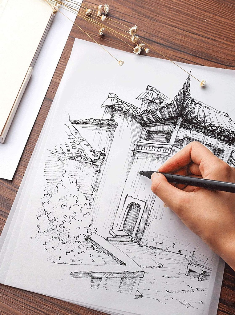 Utoplex Tracing Butter Paper Size 25x36 Inch 90/95 Gsm (Pack Of 20)