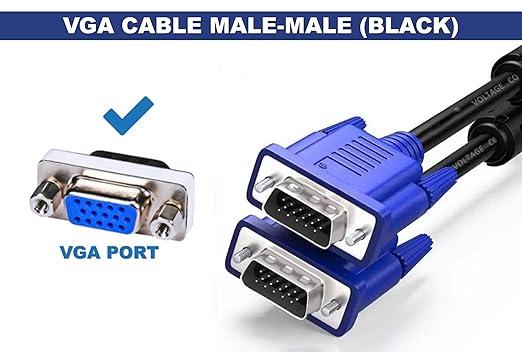 VGA Cable for LCD Monitor / 15Pins Male To Male VGA To VGA Cable