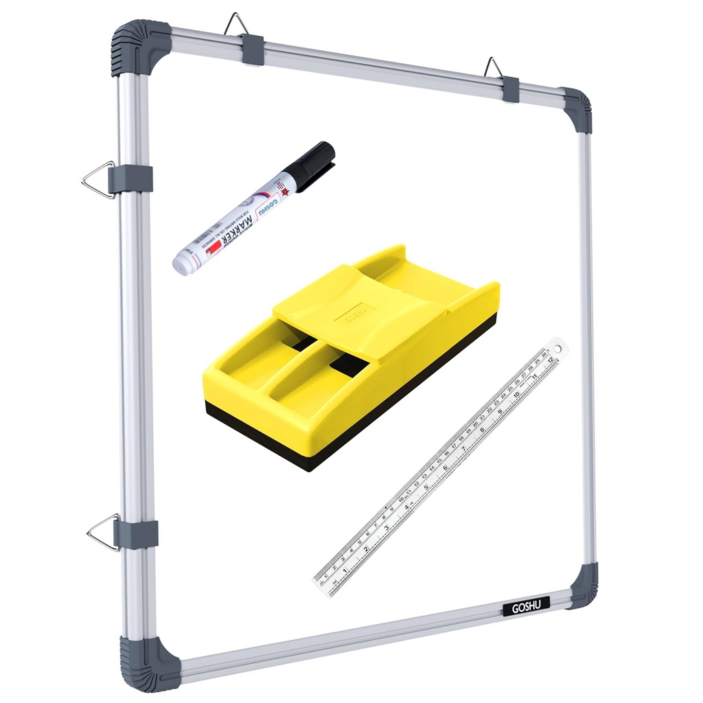White & Green Board 2x2 Feet Non Magnetic Double Sided Board
