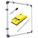 White & Green Board 2x2 Feet Non Magnetic Double Sided Board