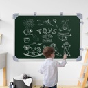 White & Green Board 3x4 Feet Non Magnetic Double Sided Board