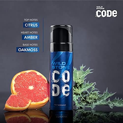 Wild Stone Code Body Perfume Spray 120ml (Platinum)