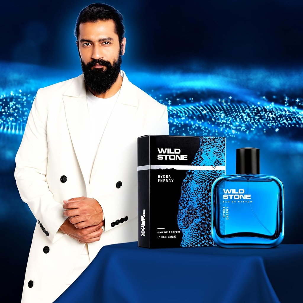 Wild Stone Premium Long Lasting Eau De Perfume 100ml (Hydra Energy)