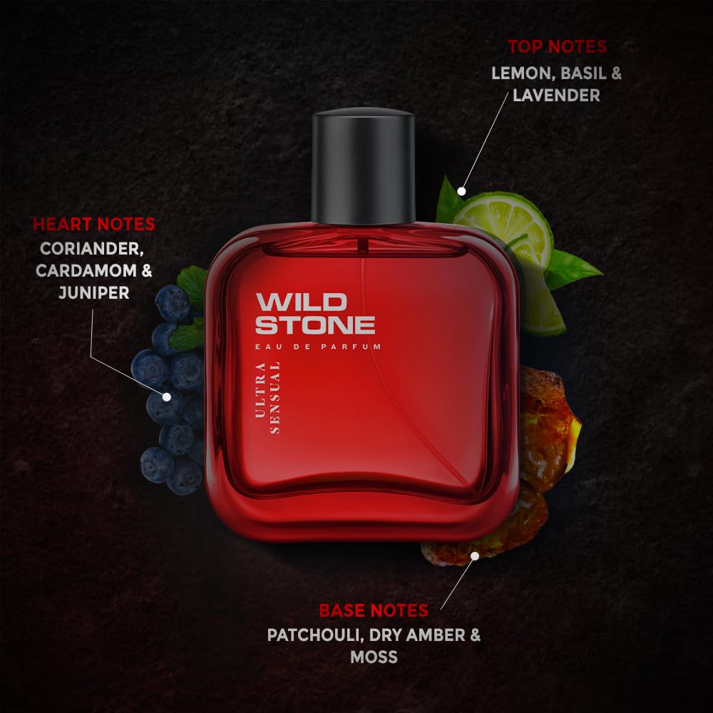 Wild Stone Premium Long Lasting Perfume 100ml (Ultra Sensual)