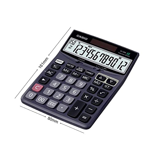 Casio Calculator DJ-120D (12 Digits) Big Screen/Keys