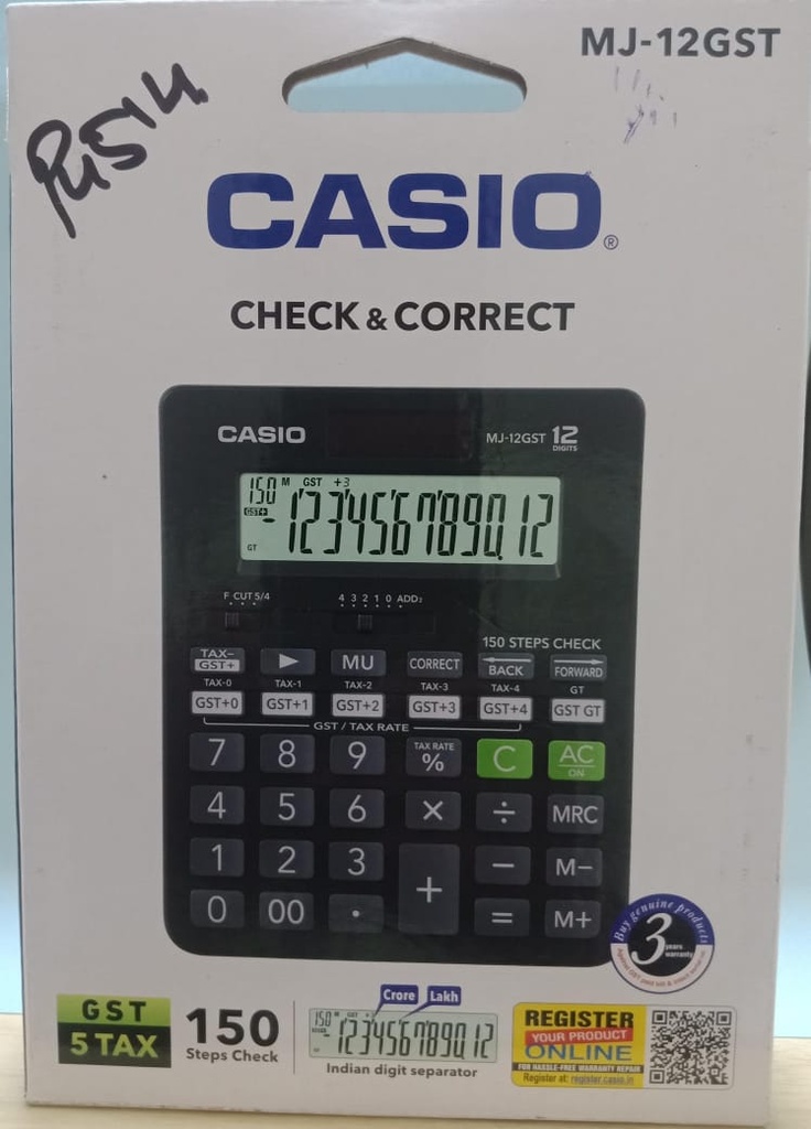 Casio GST Calculator MJ-12GST (12 Digits)
