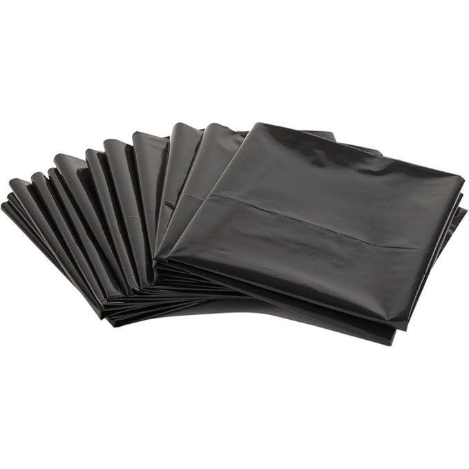 Black Colour Plastic Garbage Bag 19X21 Inch (Dustbin Waste Bag)