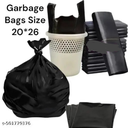 Black Colour Plastic Garbage Bag 19X21 Inch (Dustbin Waste Bag)