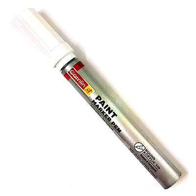 Camlin Bold-E Paint Marker Pen White (Pack Of 10)