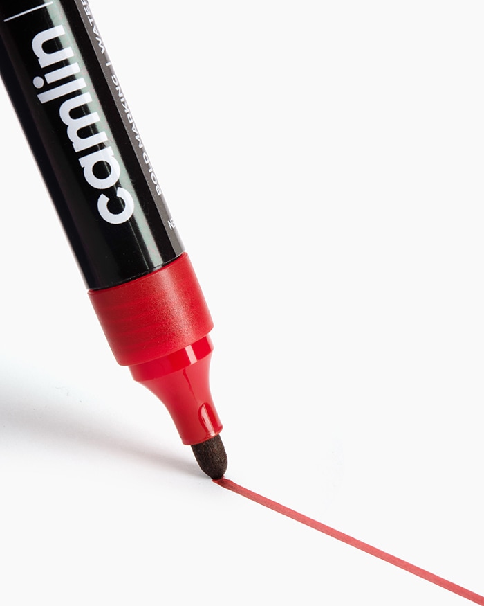 Camlin Permanent Marker Red (Pack Of 10)