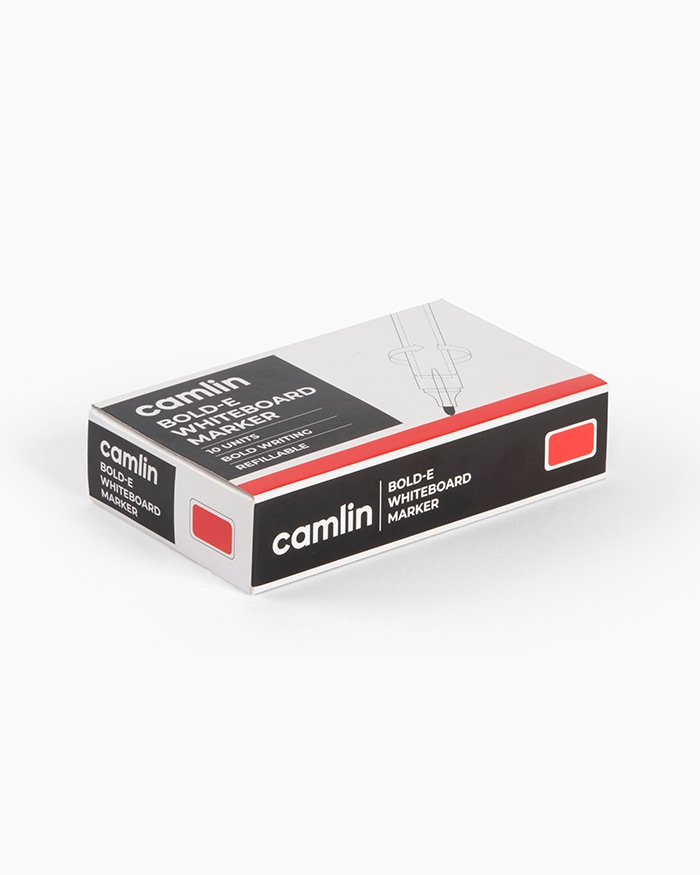 Camlin White Board Marker Red (Pack Of 10)