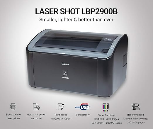 Canon LBP2900 Single Function Laser Printer (Second Hand Printer)