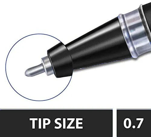 Cello Finegrip Ball Pen Blue Colour 0.7mm (Pack Of 5)