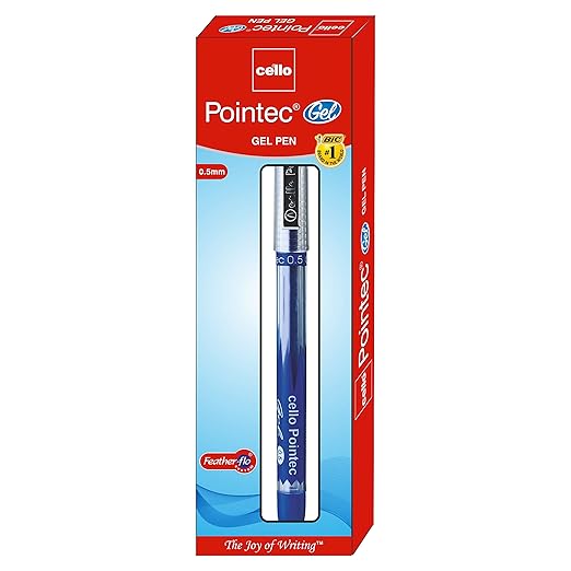 Cello Pointec Gel Pen Blue Colour 0.5mm (Pack Of 1)