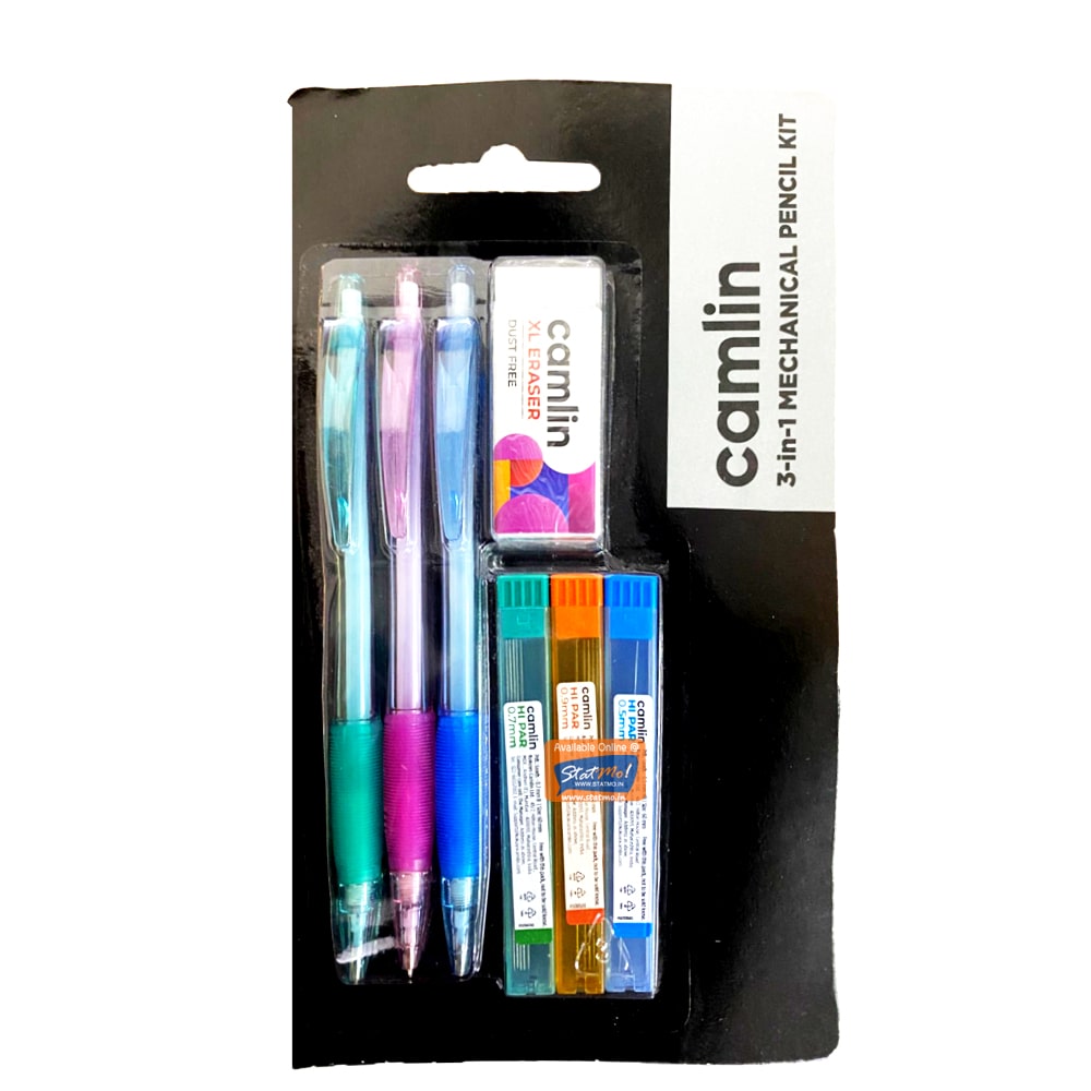 Camlin Mechanical Pencil Kit (3 In 1)
