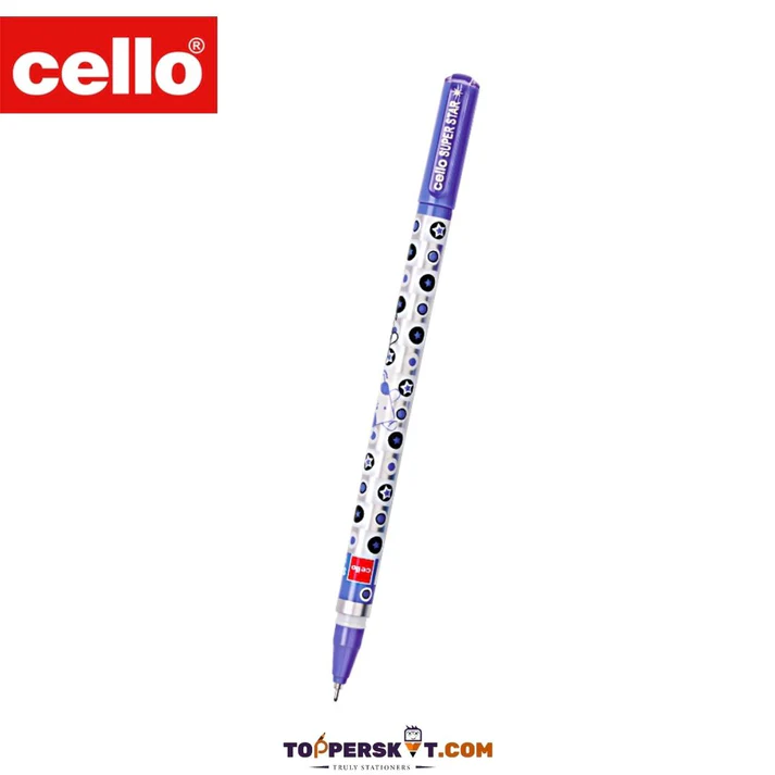 Cello Super Star Gel Pen Blue (Pack Of 5)