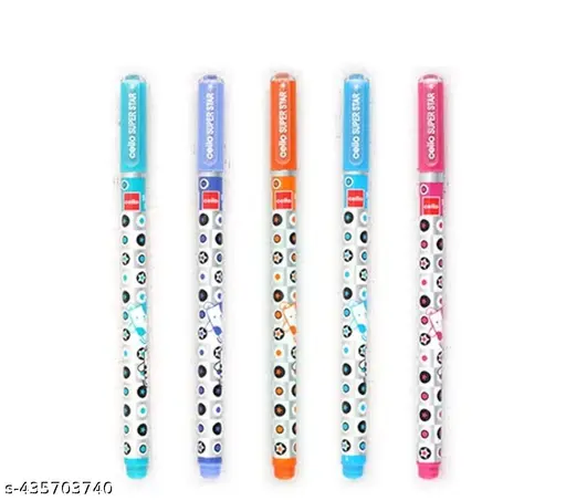 Cello Super Star Gel Pen Blue (Pack Of 5)