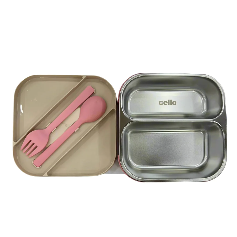 Cello Vector Insulated Lunch Box with Stainless Steel Inner