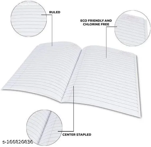 Classmate A4 Size Notebook (Chopda) Single Line 72 Pages (Pack of 1)