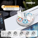 Frontech Power Connector with 3 USB Ports & 5 Universal Sockets