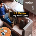 Frontech Power Connector with 3 USB Ports & 5 Universal Sockets