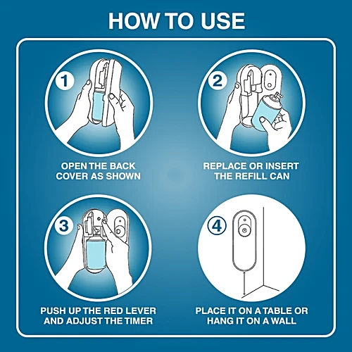 Godrej Aer Matic Refill-Cool Surf Blue (Automatic Room Freshener Spray Refill)