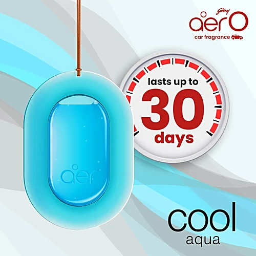 Godrej Aer O Hanging Car Air Freshener-Cool Aqua