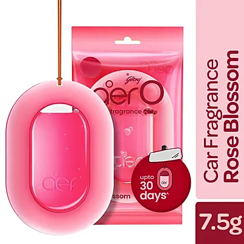 Godrej Aer O Hanging Car Air Freshener-Rose Blossom