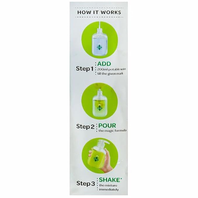 Godrej Mr.Magic Ready to Mix Hand Wash Refill Pouch (Lime & Aloevera) 9gm